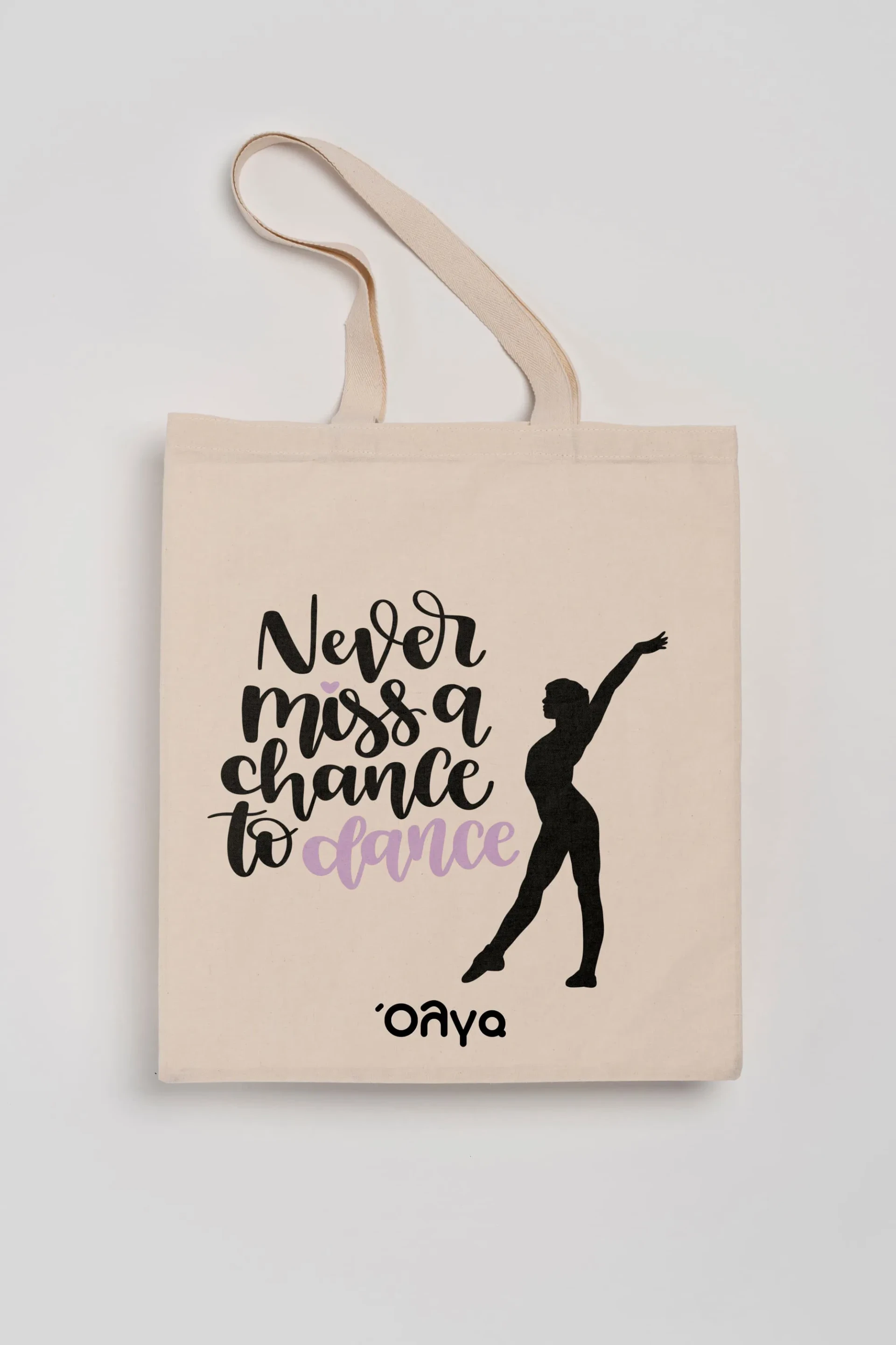 Πάνινη τσάντα για ρυθμική γυμναστική, τσάντα για κορίτσια με όνομα